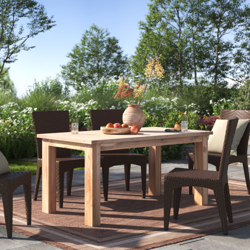 Farmhouse & Rustic Rectangle Outdoor Dining Tables Birch Lane